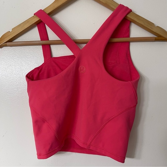 Lululemon Everlux Asymmetrical Tennis Tank Top Lip Gloss - Picture 8 of 11